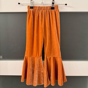 velvet bell bottoms size 2T 3T